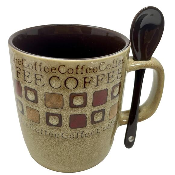 Mr. COFFEE Café Americano 13 Oz. Mug Set Stoneware 8 Pieces, 4 Mugs 0,0,1:S-1458 - Picture 6 of 8